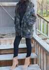 OUTDOORSY Camo Sweater Jacket