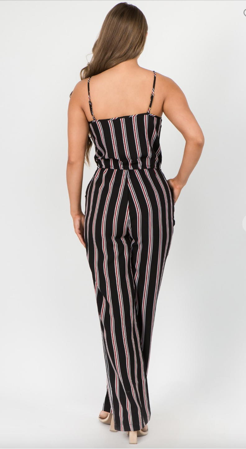 Striped Jumpsuit (available in 2 colors)