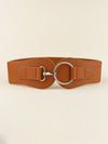 Faux Elastic Wide Belt