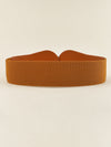 Faux Elastic Wide Belt