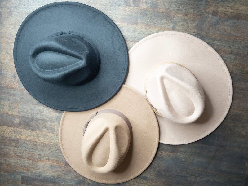 Wide Brim Felt Hat