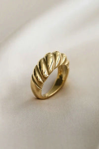 Gold Croissant Ring