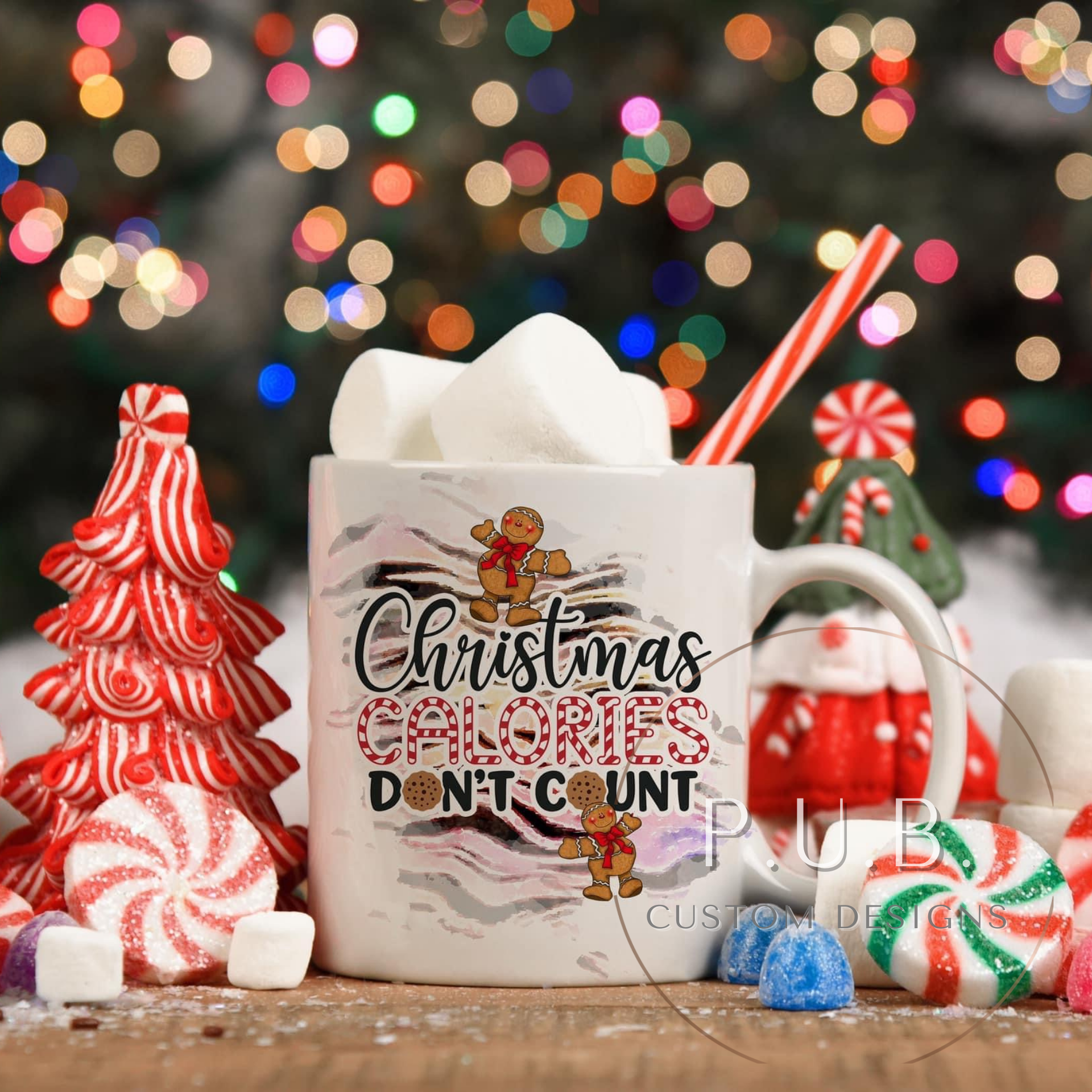 Christmas Calories Don’t Count Coffee Mug