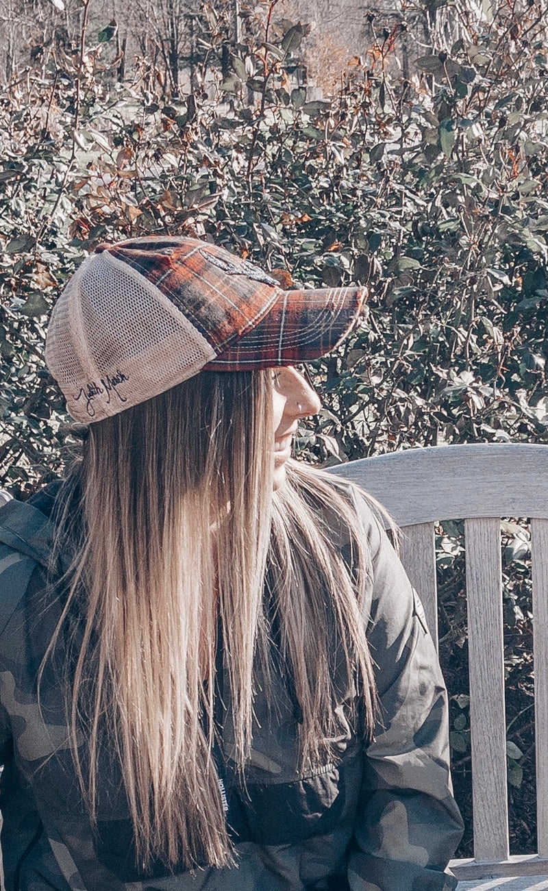 Plaid Deer Ball Cap