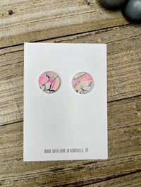 Clay Watercolor Studs