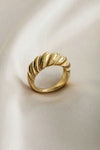 Gold Croissant Ring