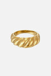 Gold Croissant Ring