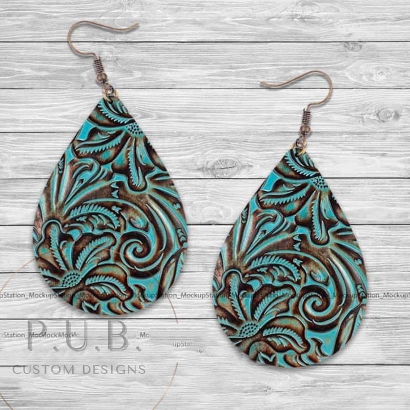 Country Girl Life Turquoise Earrings