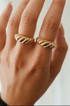 Gold Croissant Ring